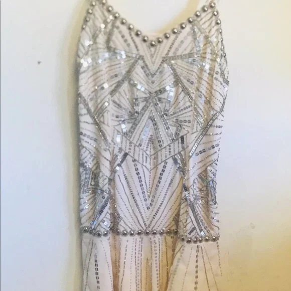 Parker Embellished Sequin Beaded Mini Dress XS - Picture 2 of 16